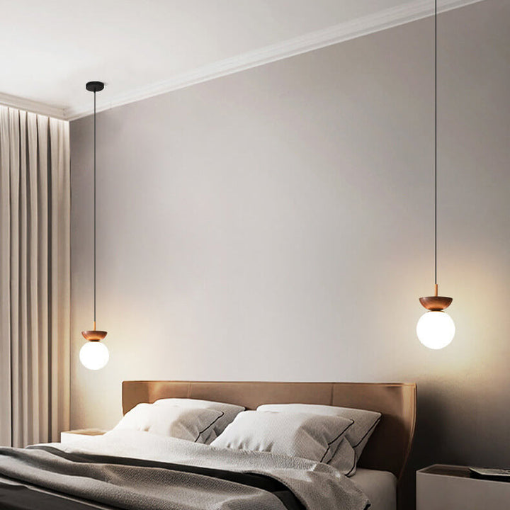Elegant Japanese LED ceiling light. Serene, modern design enhances any home interior.