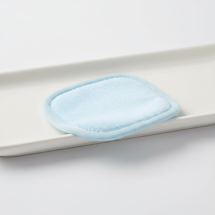 CleanAway reusable makeup remover pads displayed with other skincare products, fitting into a routine