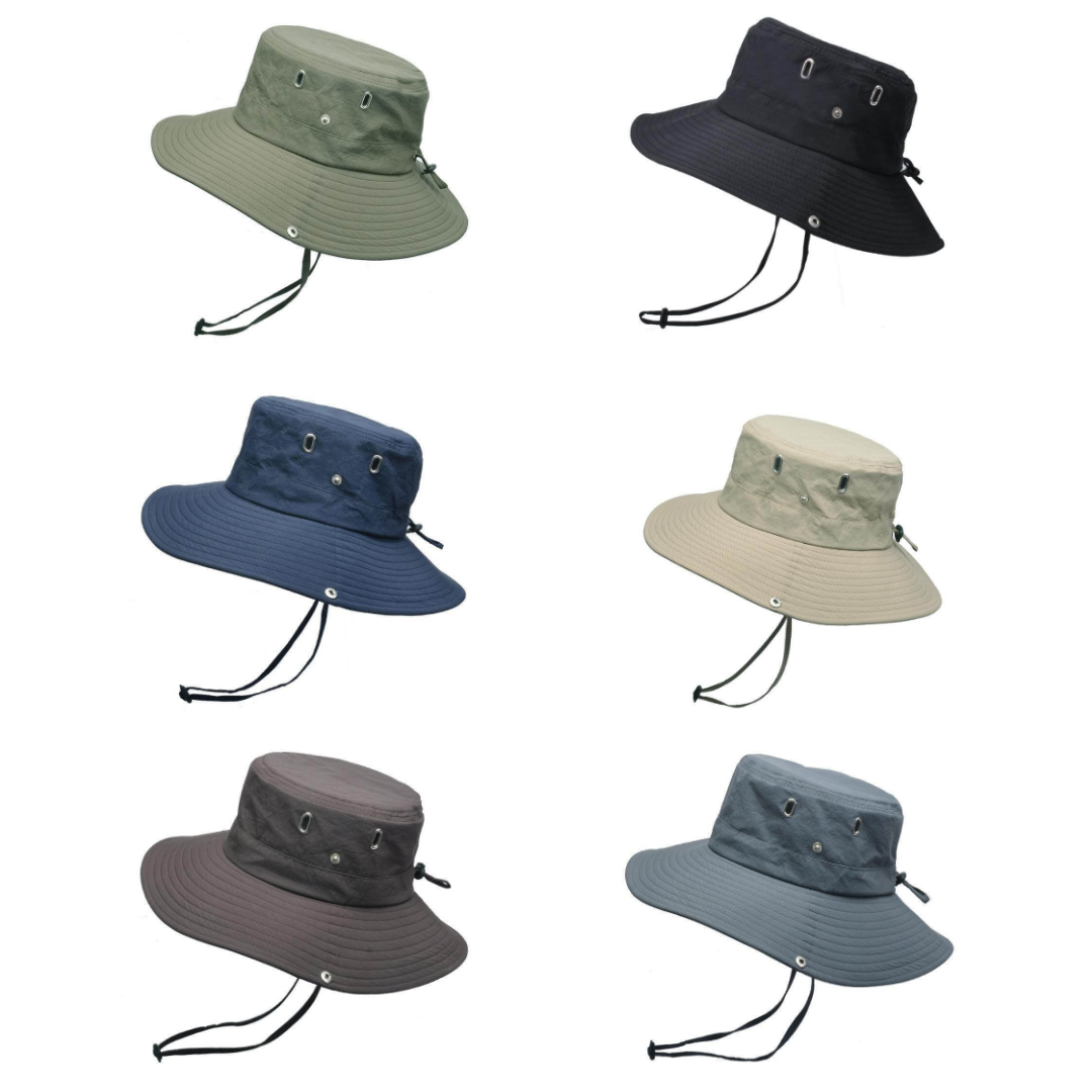 ShieldFlex Pro UV protection bucket hat, ideal for men and women's outdoor adventures