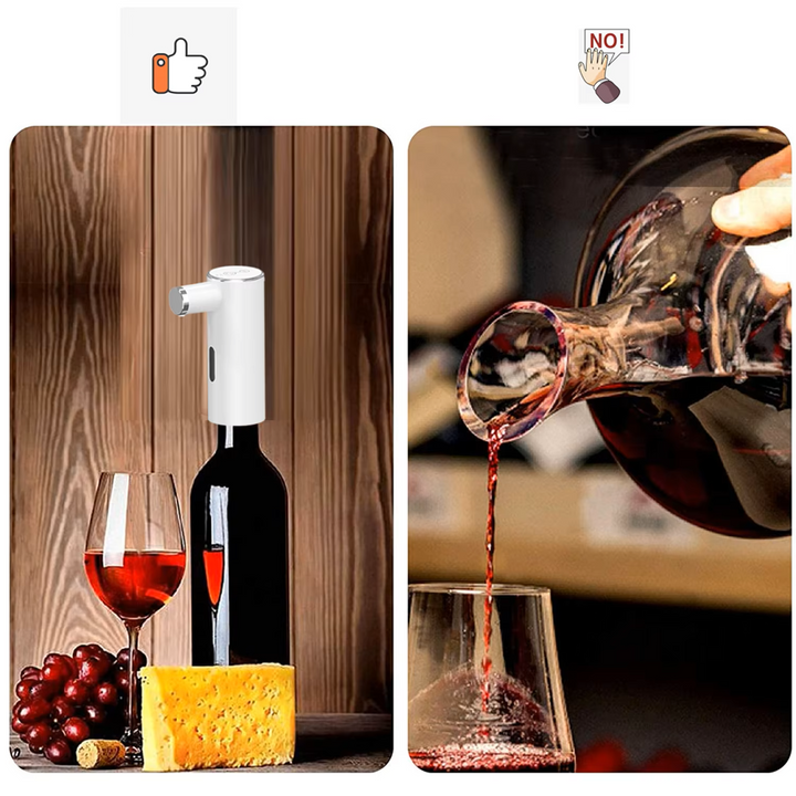Smart automatic liquor dispenser, perfect for precise spirit pouring in a modern home bar setup.
