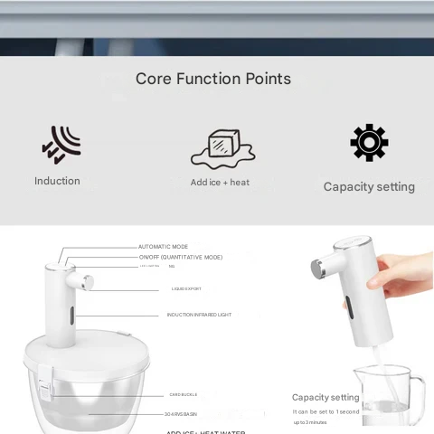 Smart automatic spirit dispenser with precise pouring, a must-have cocktail tool for home bar enthusiasts.