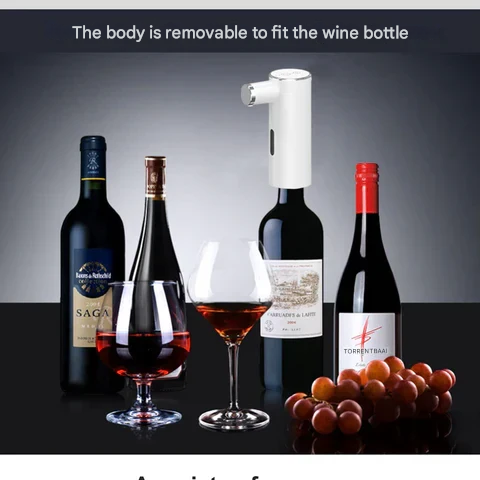 Modern smart automatic liquor dispenser. An elegant drink server accessory for any home bar.