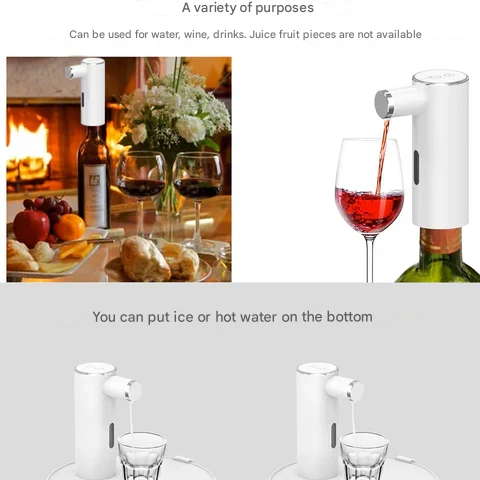 Smart automatic liquor dispenser, ideal for precise pouring of spirits and cocktails in a home bar.