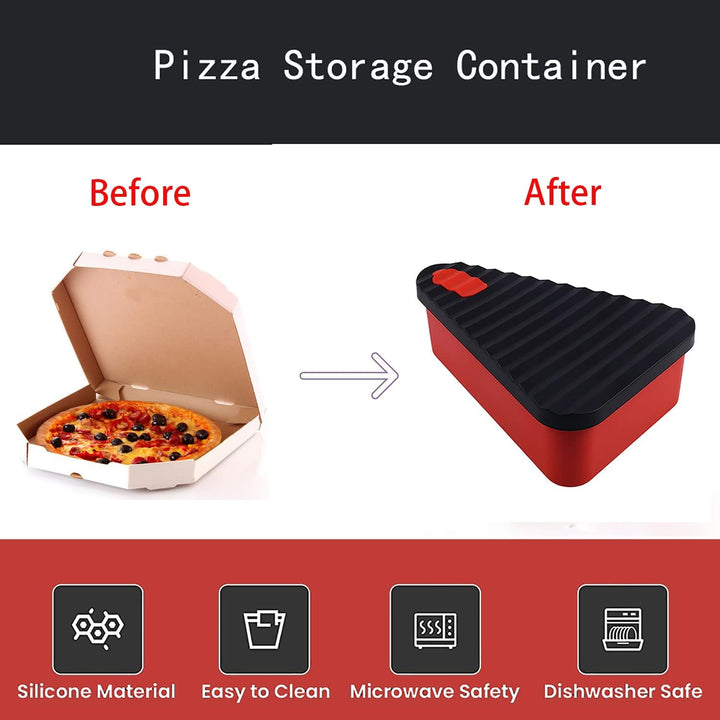 Adjustable pizza storage unit, reusable and eco-friendly, food preservation