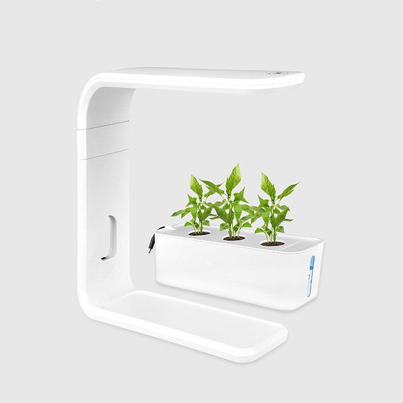 Compact soil-free hydroponic system, perfect for growing fresh herbs & vegetables indoors. Smart & easy care.
