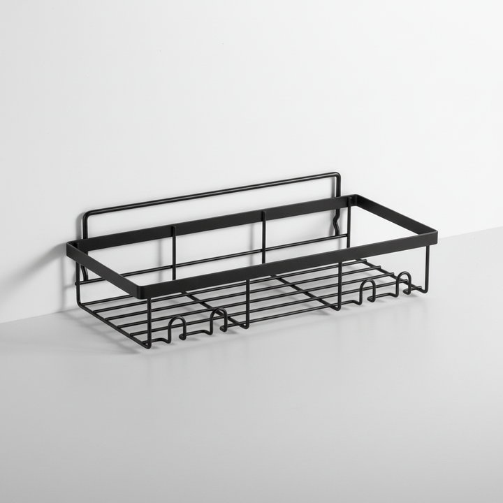 SlimShelf versatile wall-mounted storage shelves in stainless steel for any room