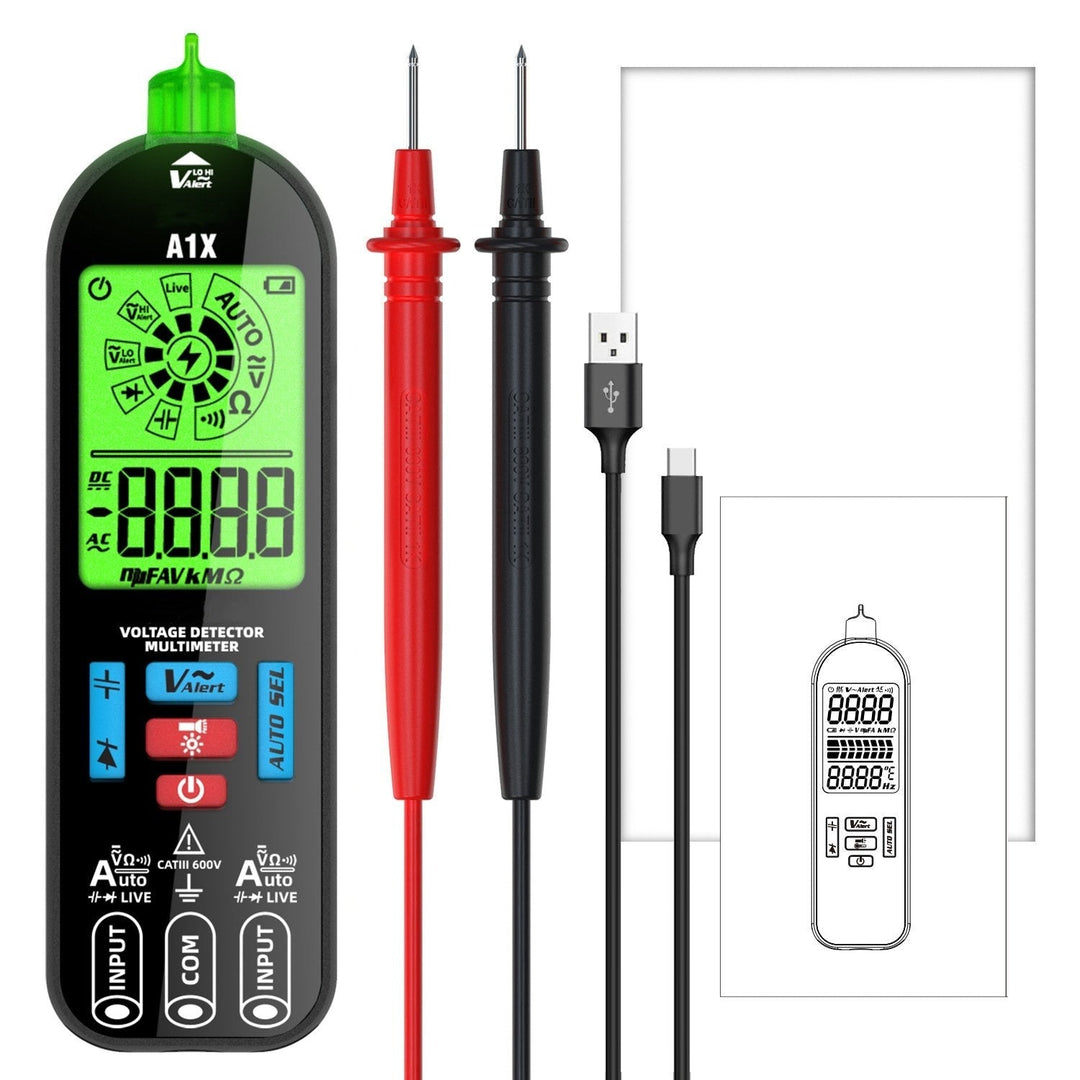 Highly accurate Voltago A1X smart digital multimeter ensures reliable electrical and electronics testing.