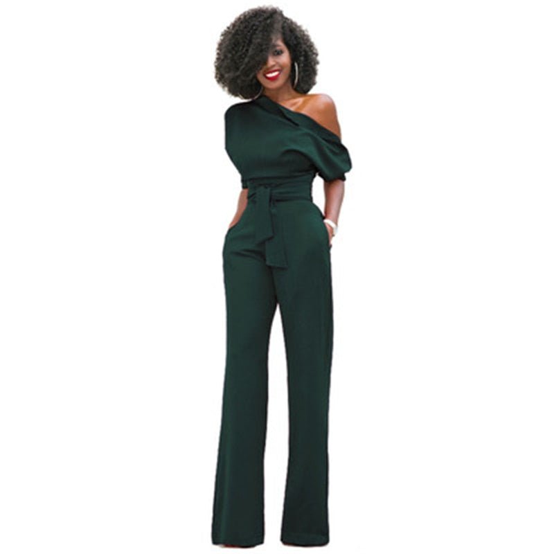 Sofia Women's Bodycon Jumpsuit, a stylish one-piece for effortless casual elegance & all-day comfort.