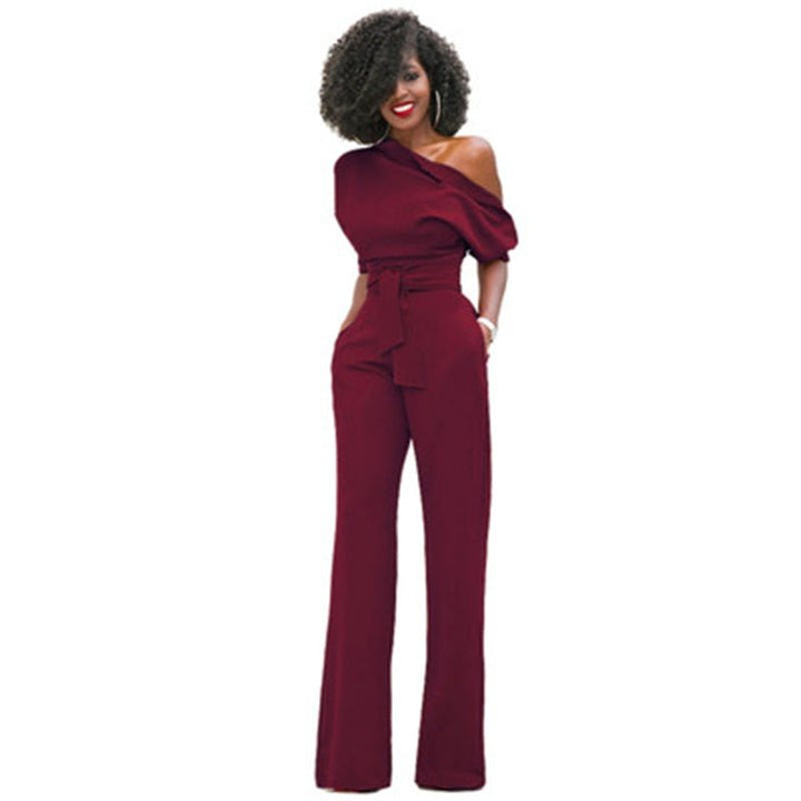 Elegant women's Sofia bodycon jumpsuit, designed for a flattering fit & comfortable all-day wear. Stylish one-piece.