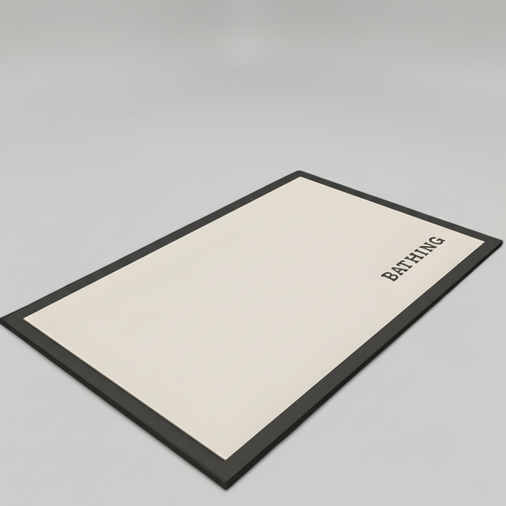 Unisex soft non-slip bath mat, perfect for bathroom safety, comfort, and home decor.