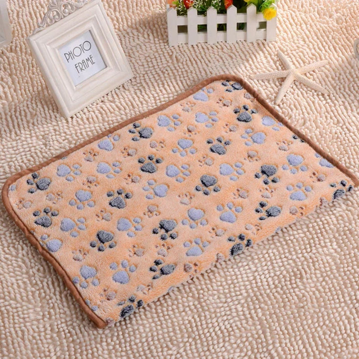 CozyPaw™ soft dog blanket, a plush pet accessory for a cozy, comfortable dog nap or rest.