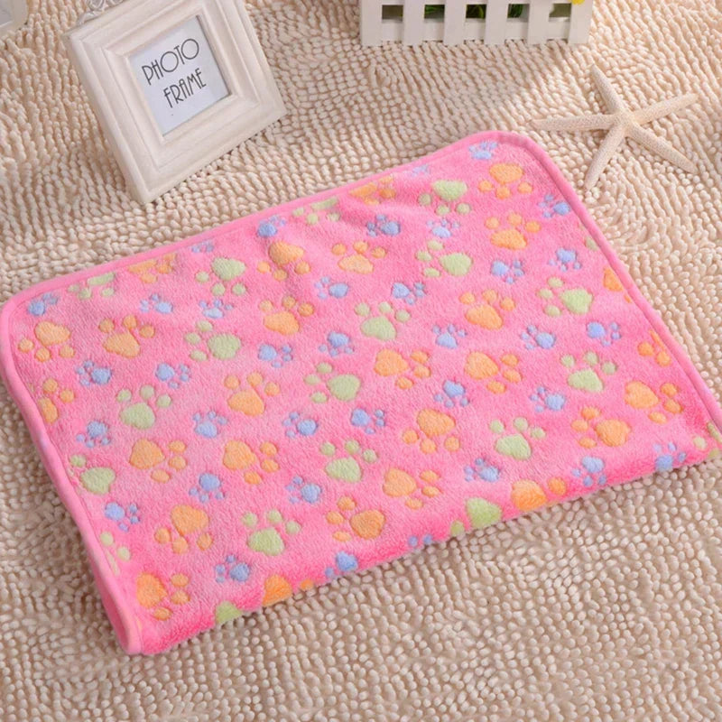 CozyPaw™ soft fleece dog blanket, a comfortable & washable pet supply for ultimate canine comfort.
