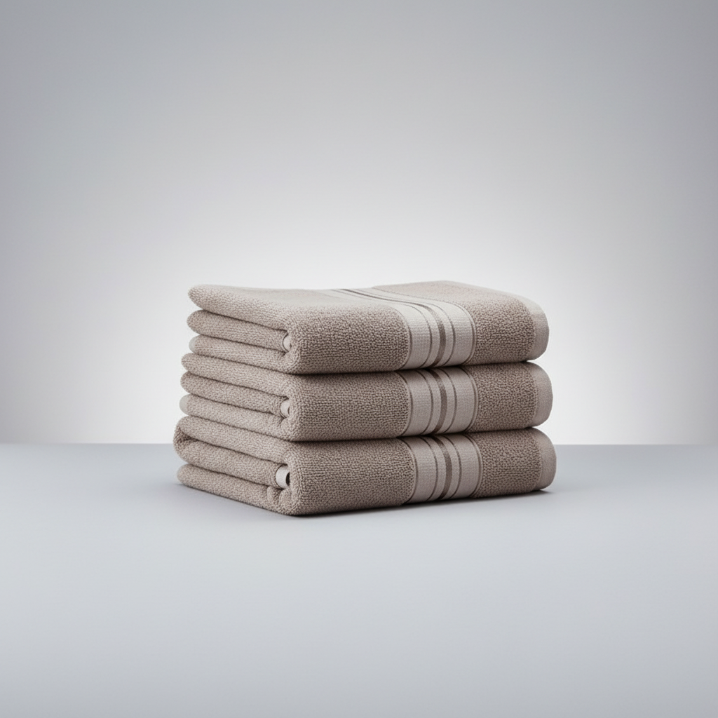 Set of 12 soft terry guest towels by Towelino, absorbent cotton, white, complementing any bathroom decor.