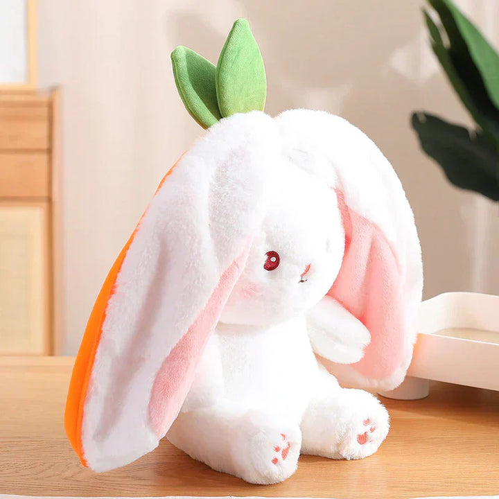 Exquisite soft plush bunny toy, a stylish accent for home decor.
