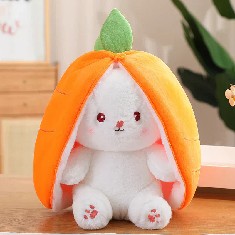 Plush white rabbit, a classic and timeless soft toy for all ages.