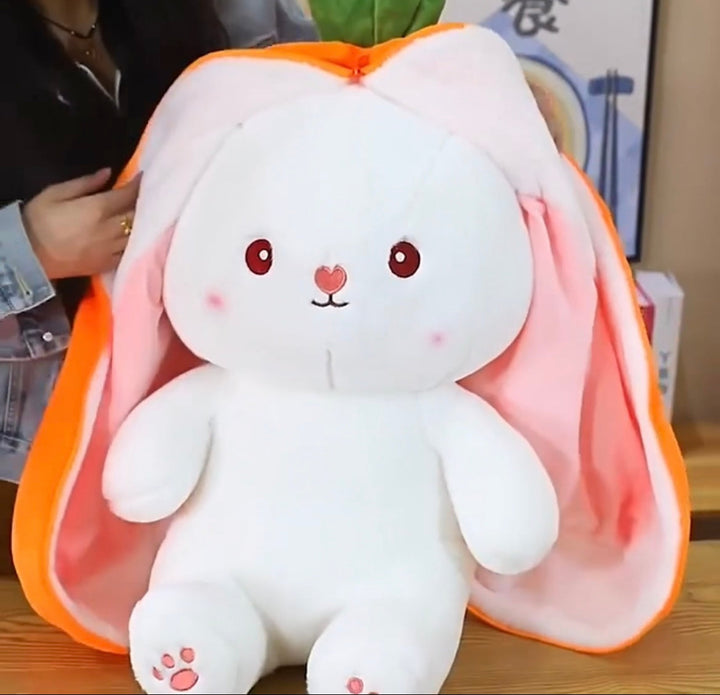 Sweet rabbit cuddle toy, a perfect present for newborns and toddlers.
