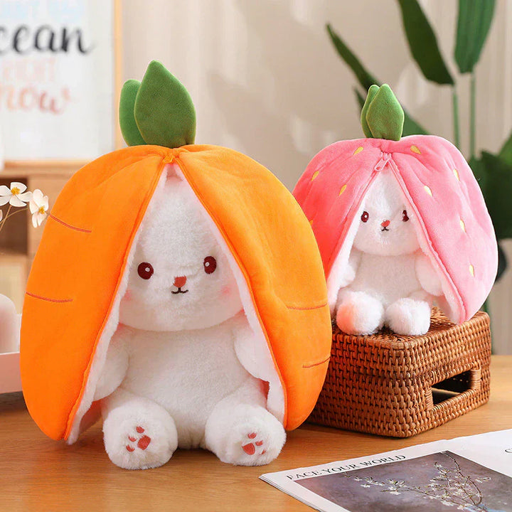 Gentle plush rabbit, a cozy comfort toy for children and all ages.