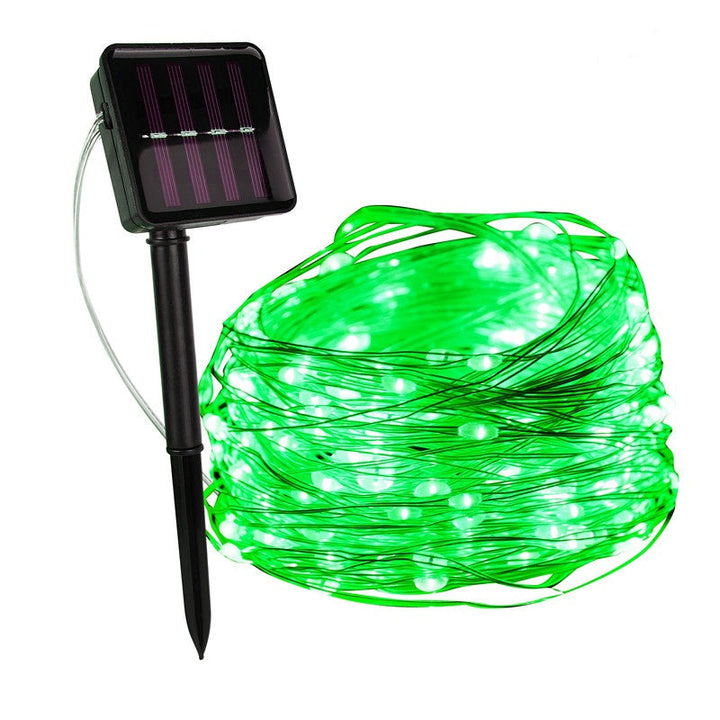 SoliGlow decorative garden lights, solar powered LED string lights, perfect for all weather.