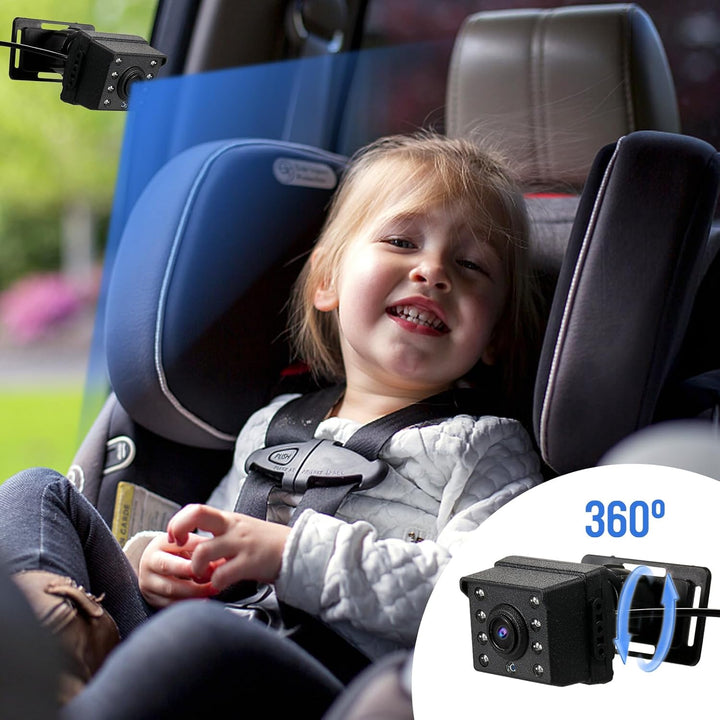Vehicle accessory: Solvian baby safety camera with 4.3'' screen, easy installation in car