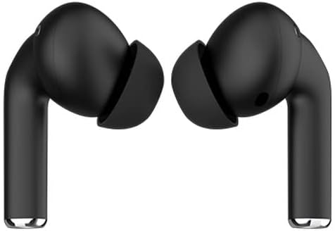 Close-up of a Sonetra noise cancelling earbud, highlighting its compact design and ergonomic fit for audio.