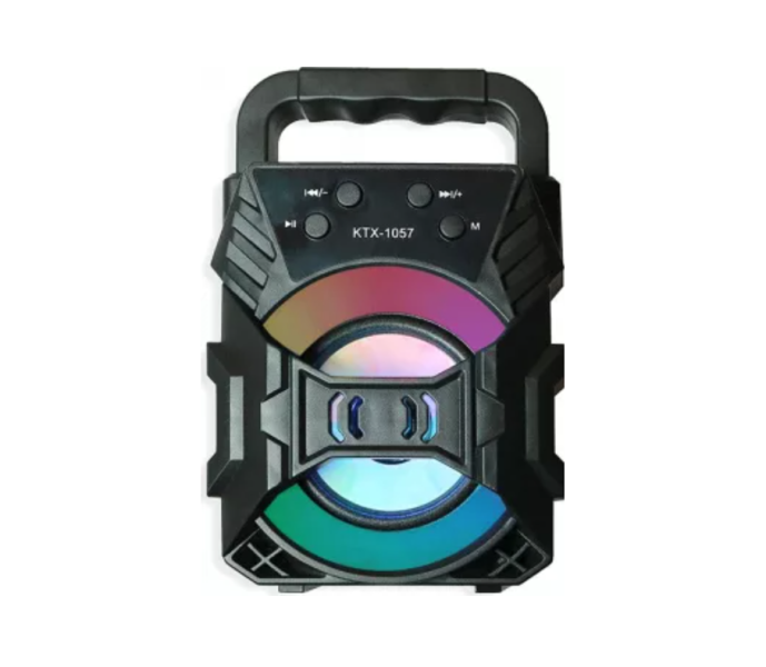 SoundRush portable Bluetooth speaker with vibrant LED lights, perfect for parties, travel, & outdoor use.
