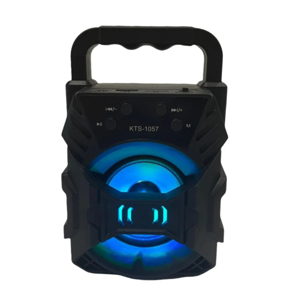 Multifunction SoundRush LED Bluetooth speaker featuring FM radio, USB playback, and portable audio for any event.