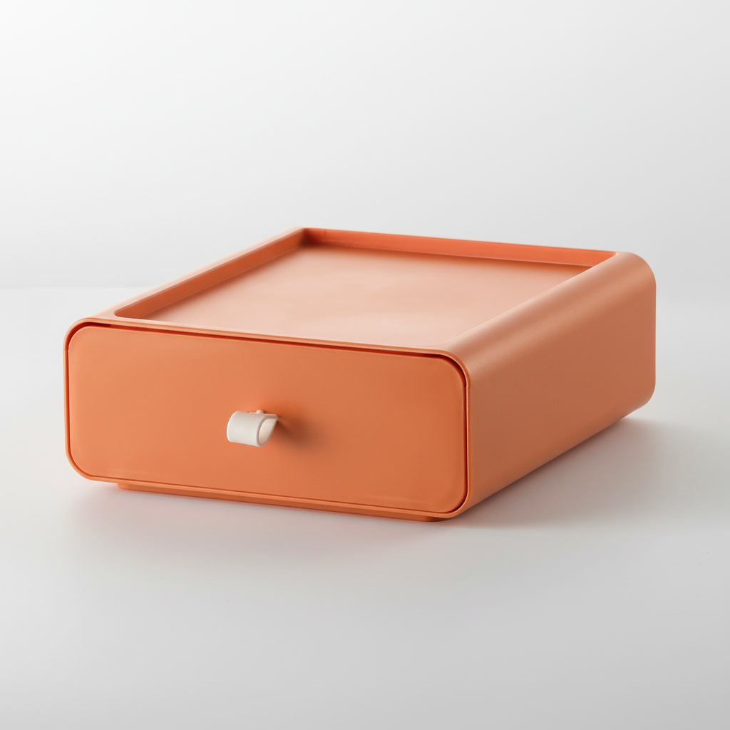 StackEase small drawer box with a clean, modern design, great for desktop storage