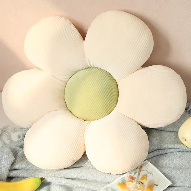 Unique floral design seat cushion for stylish home decor.