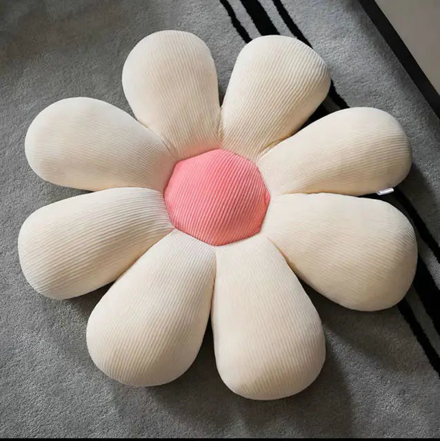 Plush flower cushion, adds bliss to your home decor.