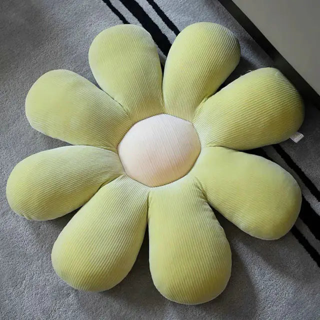 Comfortable floral decorative pillow for stylish living rooms.