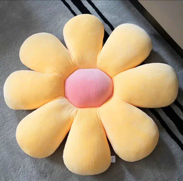 Floral decor cushion, a plush and unique home accent.