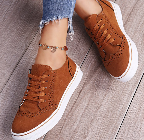 Comfortable ladies' walking sneakers with anti-slip sole. Stylish footwear for everyday fashion & casual wear.