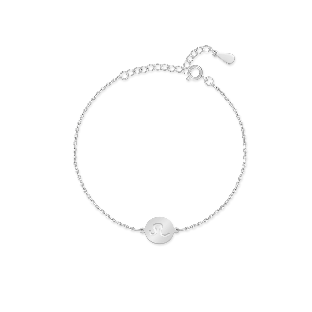 Boxed Lyra Zodiac bracelet, gold plated sterling silver, ready for gifting to women