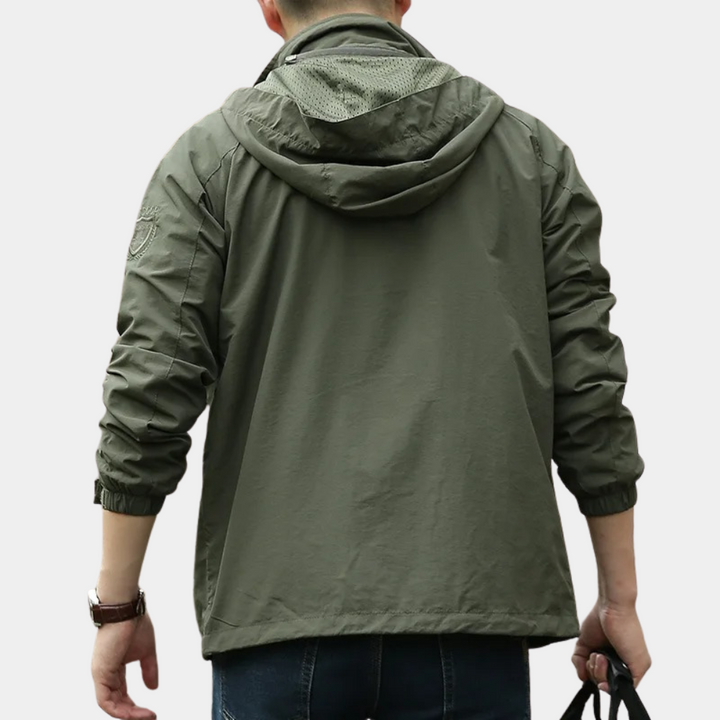 Sleek men's stylish autumn jacket, "Milo" model, excellent for modern fall outerwear.