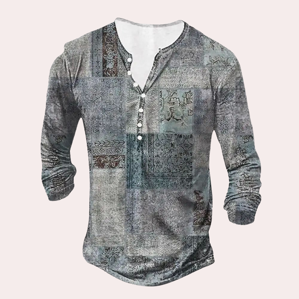 Vibrant Luca men's sweatshirt. Stylish, comfortable round-neck pullover, perfect for casual wear & modern fashion.