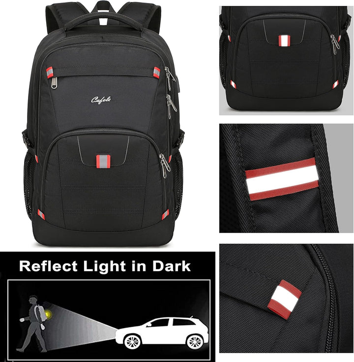 Versatile water-resistant laptop backpack with USB port for charging on the go, anti-theft
