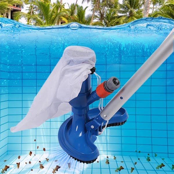 TIDYPOOL Manual Pool & Spa Vacuum Cleaner, ideal for effortless debris removal & water cleaning.