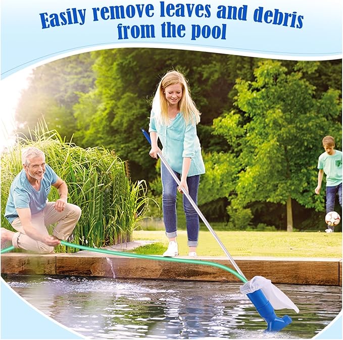 TIDYPOOL manual pool & spa vacuum for targeted debris removal. Connects easily to your garden hose.