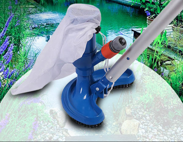 Garden hose powered manual spa cleaner, TIDYPOOL, for easy pool maintenance & water cleaning.