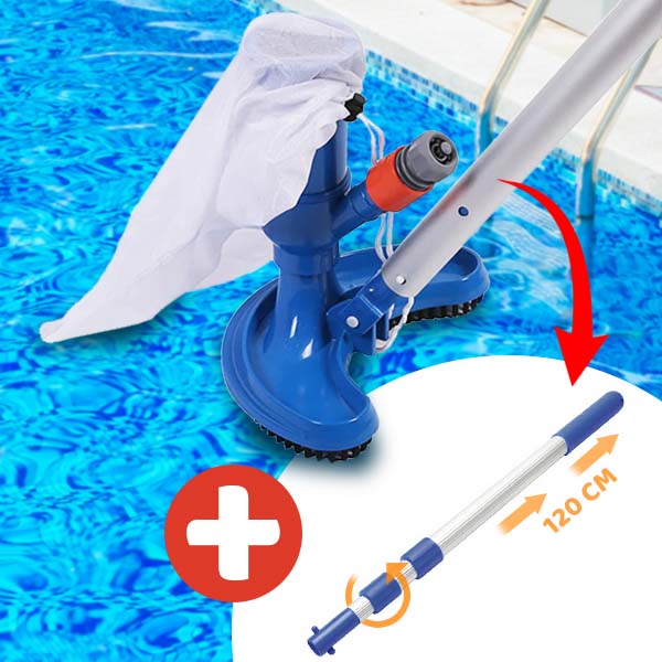 Keep your pool clean with this manual vacuum. Effective debris removal for spas & above-ground pools.