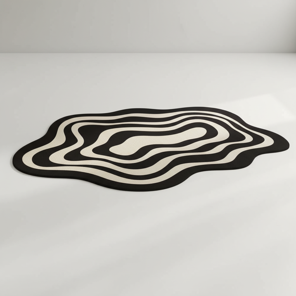 Non-slip hygienic Waterfall Bath Mat for modern home comfort