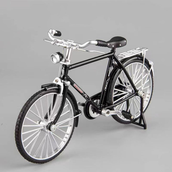 Gift-boxed DIY Retro Bike Model Kit, a perfect unique present for craft and bike enthusiasts.