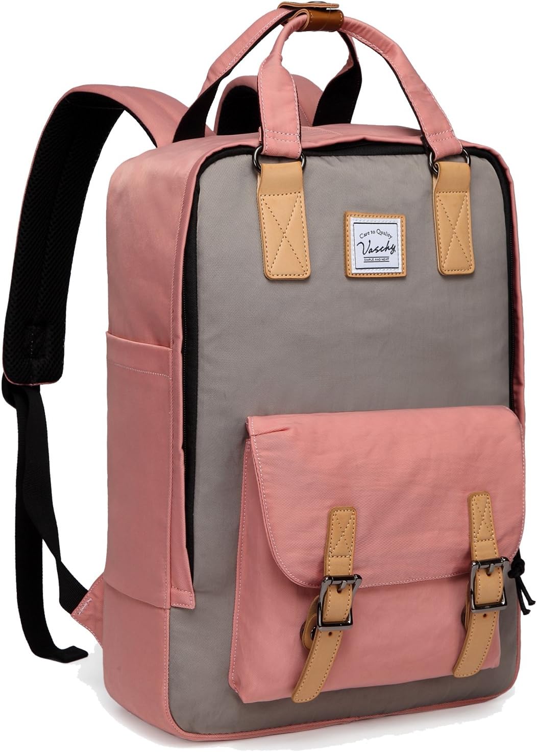 Durable unisex 15.6 inch laptop bag, UrbanEase, classic vintage style, ideal for school or commute.