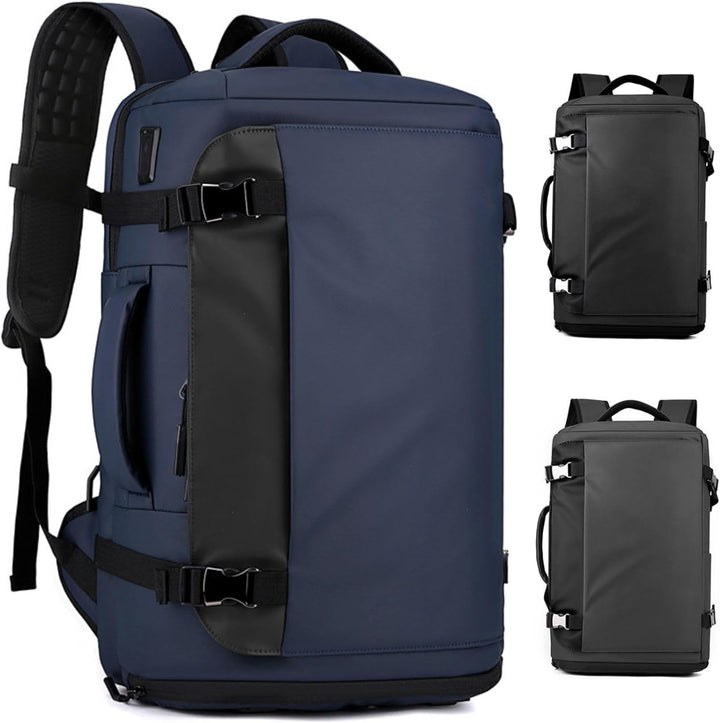 TrekPro Series waterproof commuter backpack featuring a secure side-open design for 15-inch laptops.