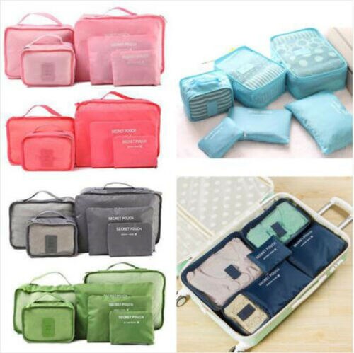 Unisex travel accessories: 2-set space-saving packing cubes for luggage. Keep items organized.