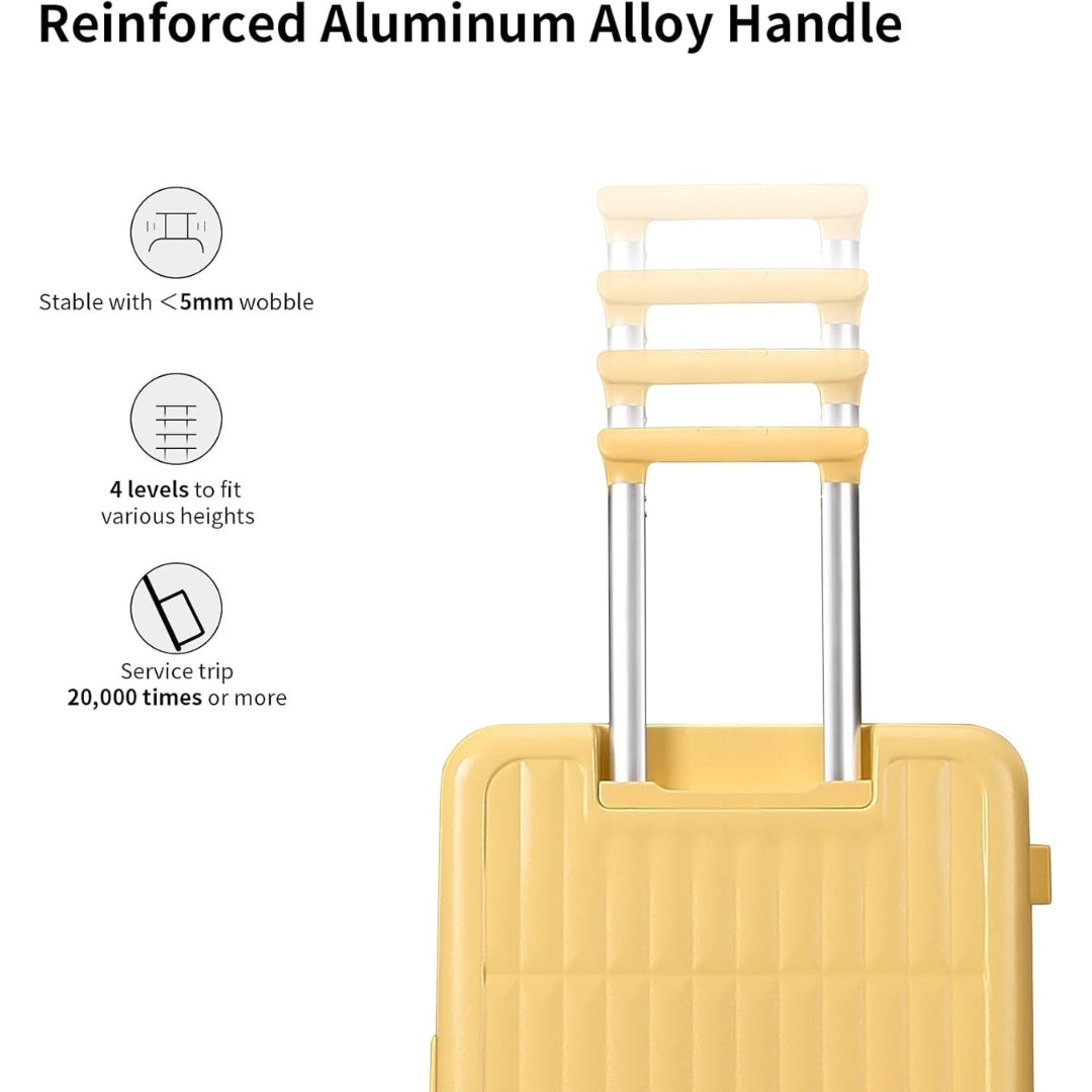 Getaway 20-inch airline-approved carry-on luggage, spacious 3:7 split for all your travel essentials.