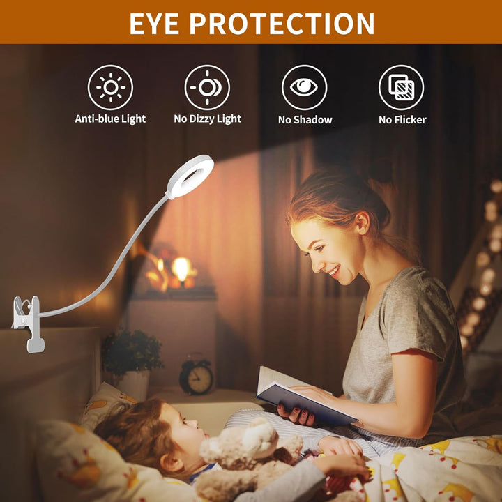 Multifunctional 3-color LED desk lamp, perfect for students and professionals