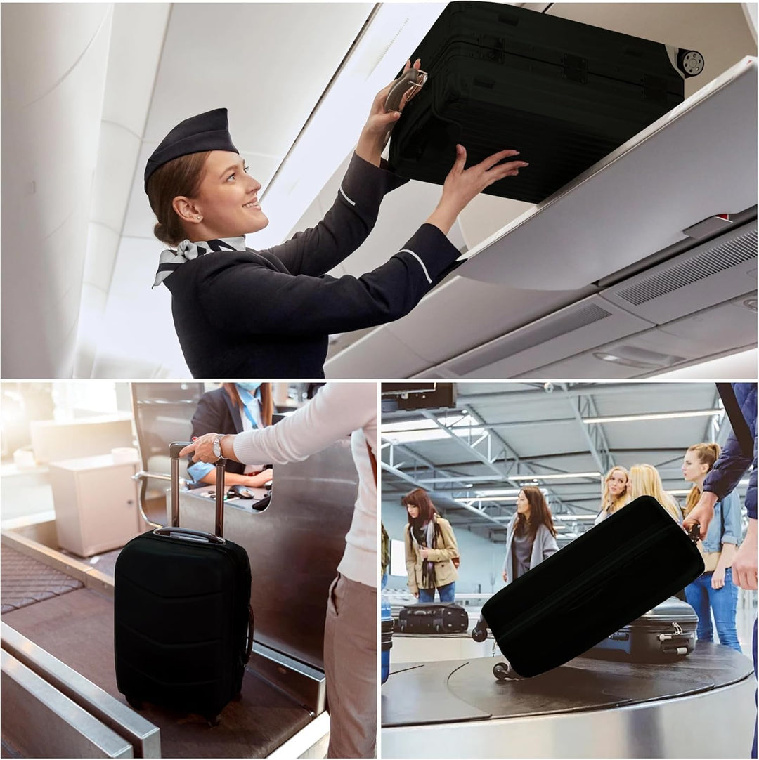 Versatile 3-piece travel gear: stretchable suitcase protectors, ideal for securing all your luggage during trips.
