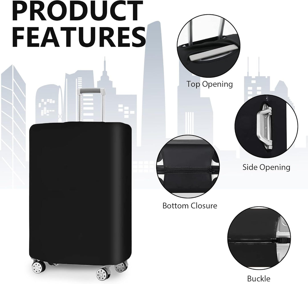 Keep your bags new with this 3-piece dustproof, anti-scratch luggage cover set, perfect for frequent travelers.