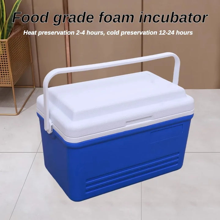 Elric 30L camping cooler box, insulated to keep food fresh and drinks chilled on adventures.